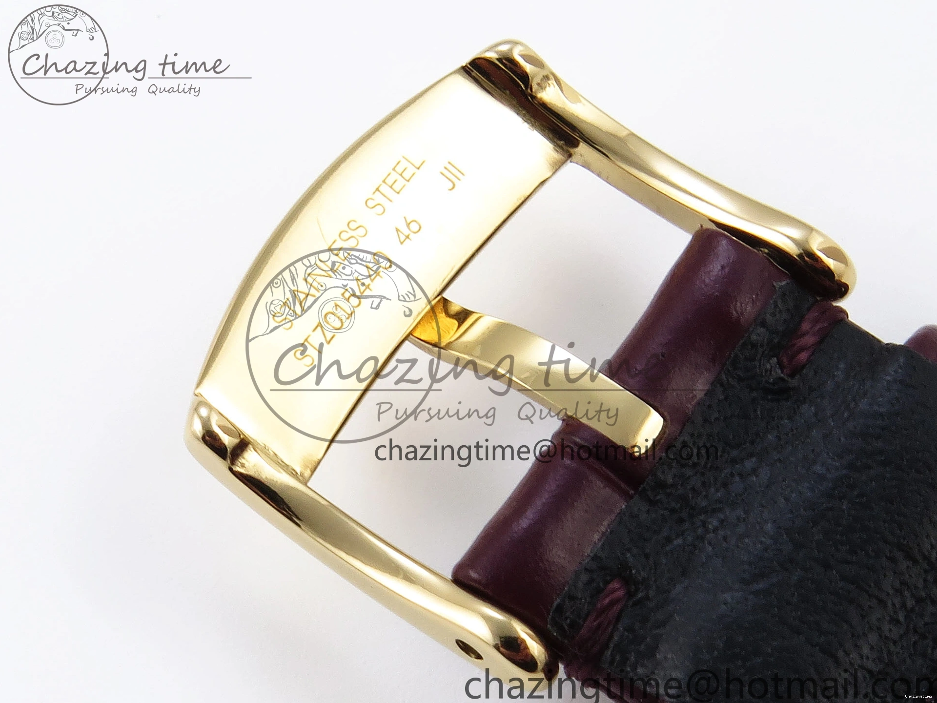 0415 De Ville Date YG MKF 1:1 Best Edition Brown Dial Roman Marker on Brown Leather Strap A OdorResistant 7751